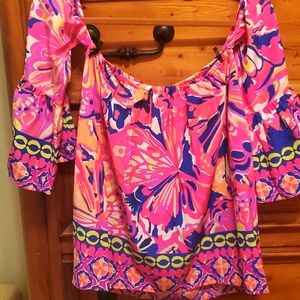 Lilly Pullitzer silk Sanila top